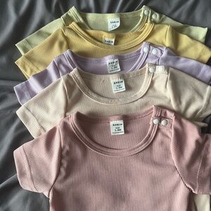 Shein Baby Ribbed T-Shirts Set